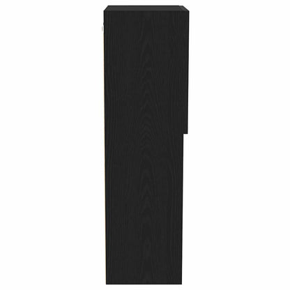 vidaXL TV Cabinet Set Black Oak 40.5 x 30 x 102 cm Engineered Wood