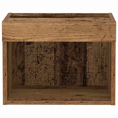vidaXL TV Cabinet Set Old Wood 40 x 30 x 30 cm Engineered Wood