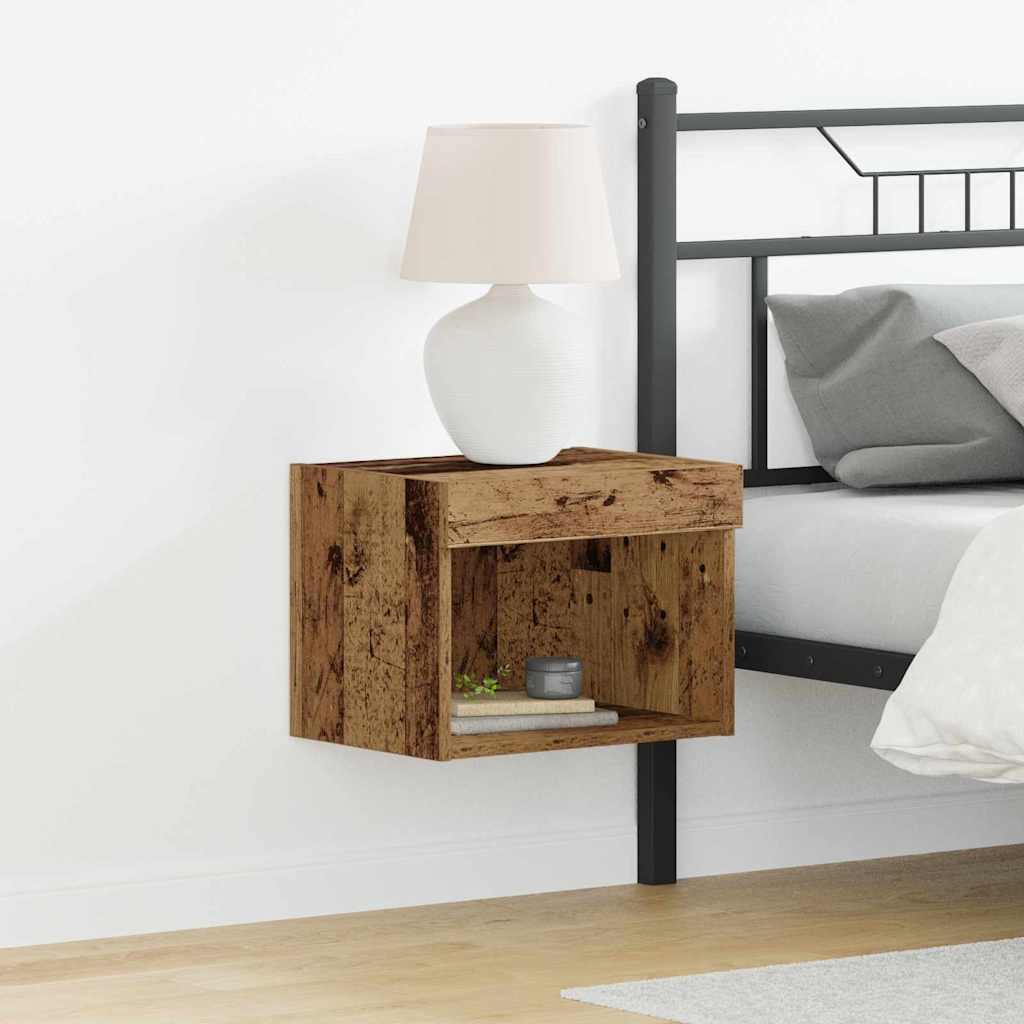 vidaXL TV Cabinet Set 2 pcs Old Wood 40 x 30 x 30 cm Engineered Wood