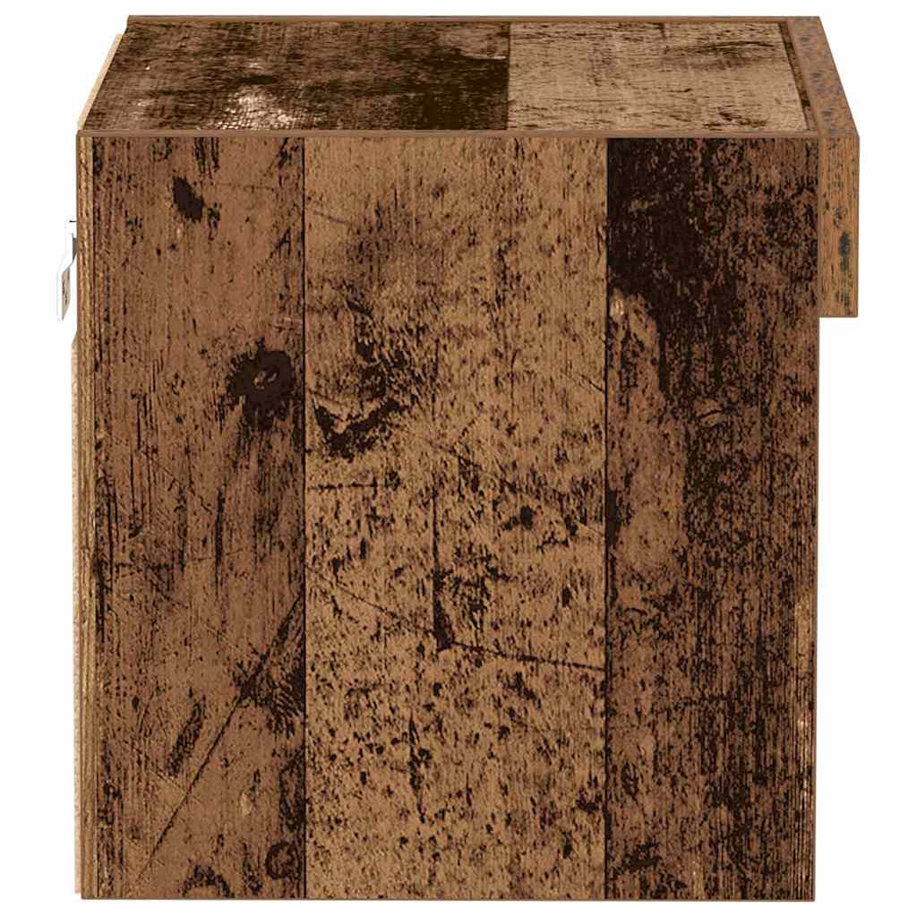 vidaXL TV Cabinet Set 2 pcs Old Wood 40 x 30 x 30 cm Engineered Wood