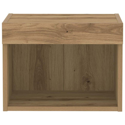 vidaXL TV Cabinet Set 2 pcs Artisan Oak Engineered Wood