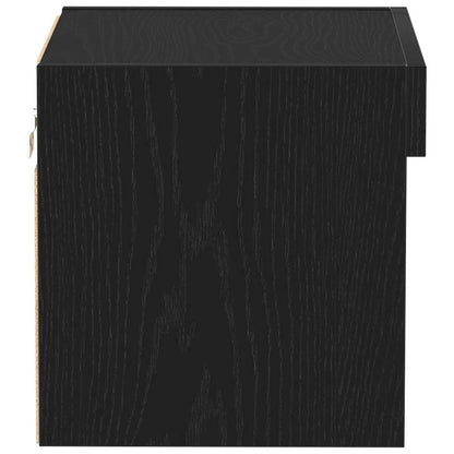 vidaXL TV Cabinet Set Black Oak 40 x 30 x 30 cm Engineered Wood