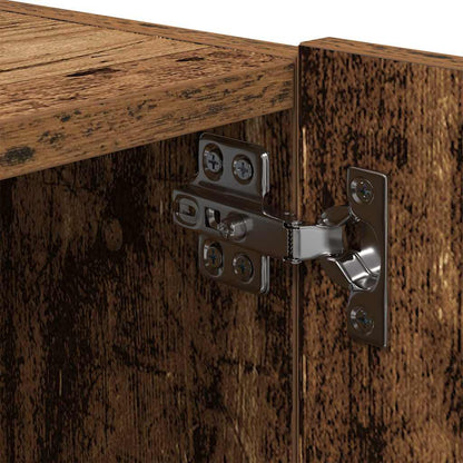 vidaXL TV Wall Cabinet Old Wood 80 x 35 x 31 cm Engineered Wood