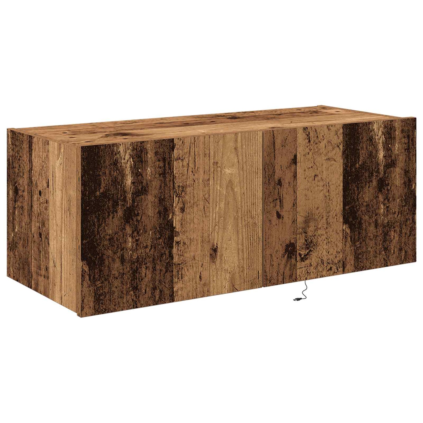 vidaXL TV Wall Cabinet Old Wood 80 x 35 x 31 cm Engineered Wood