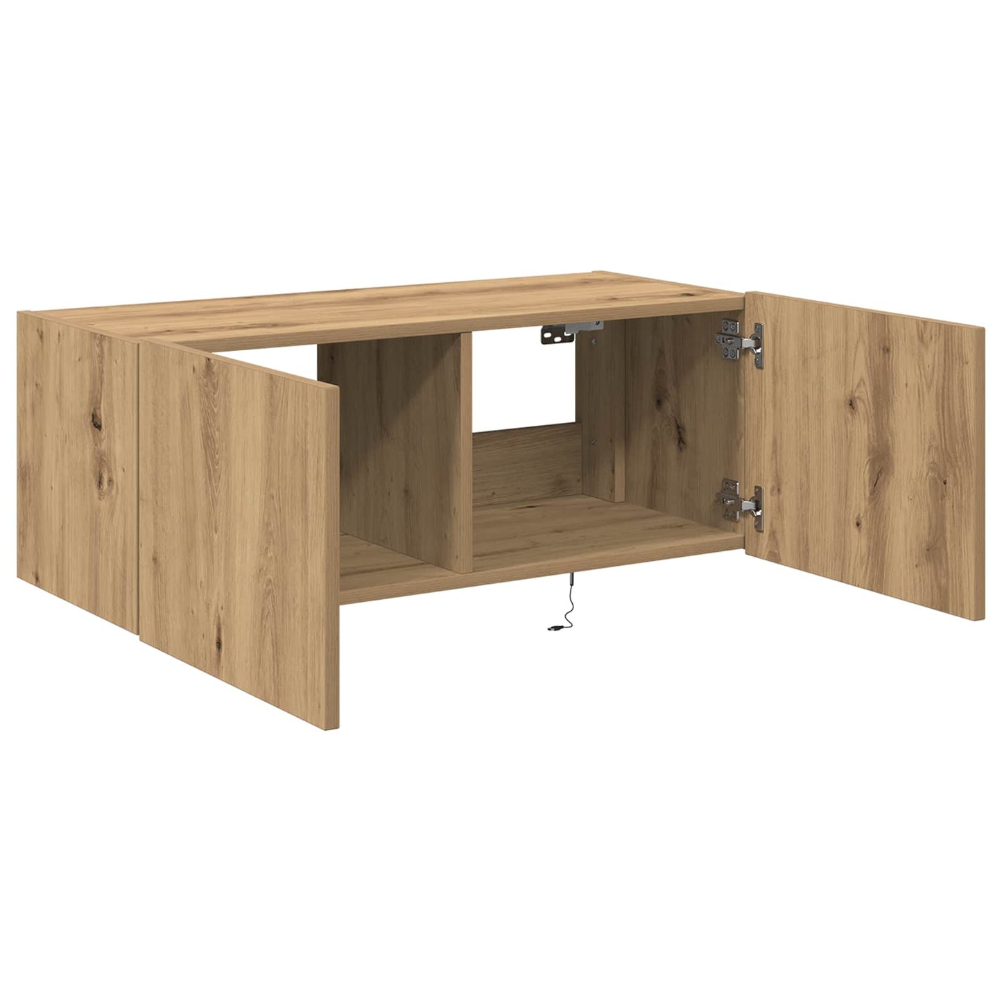 vidaXL TV Wall Cabinet 80 x 35 x 31 cm Artisan Oak Engineered Wood