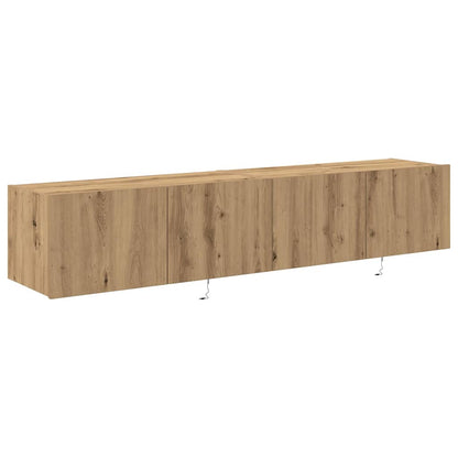 vidaXL TV Wall Cabinet 2 pcs Artisan Oak Engineered Wood