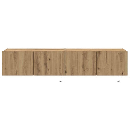 vidaXL TV Wall Cabinet 2 pcs Artisan Oak Engineered Wood