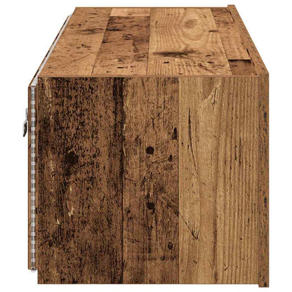 vidaXL TV Wall Cabinet 2 pcs Old Wood 100 x 35 x 31 cm Engineered Wood