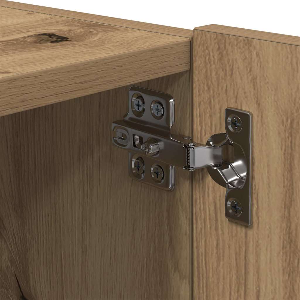 vidaXL TV Wall Cabinet 100 x 35 x 31 cm Artisan Oak Engineered Wood
