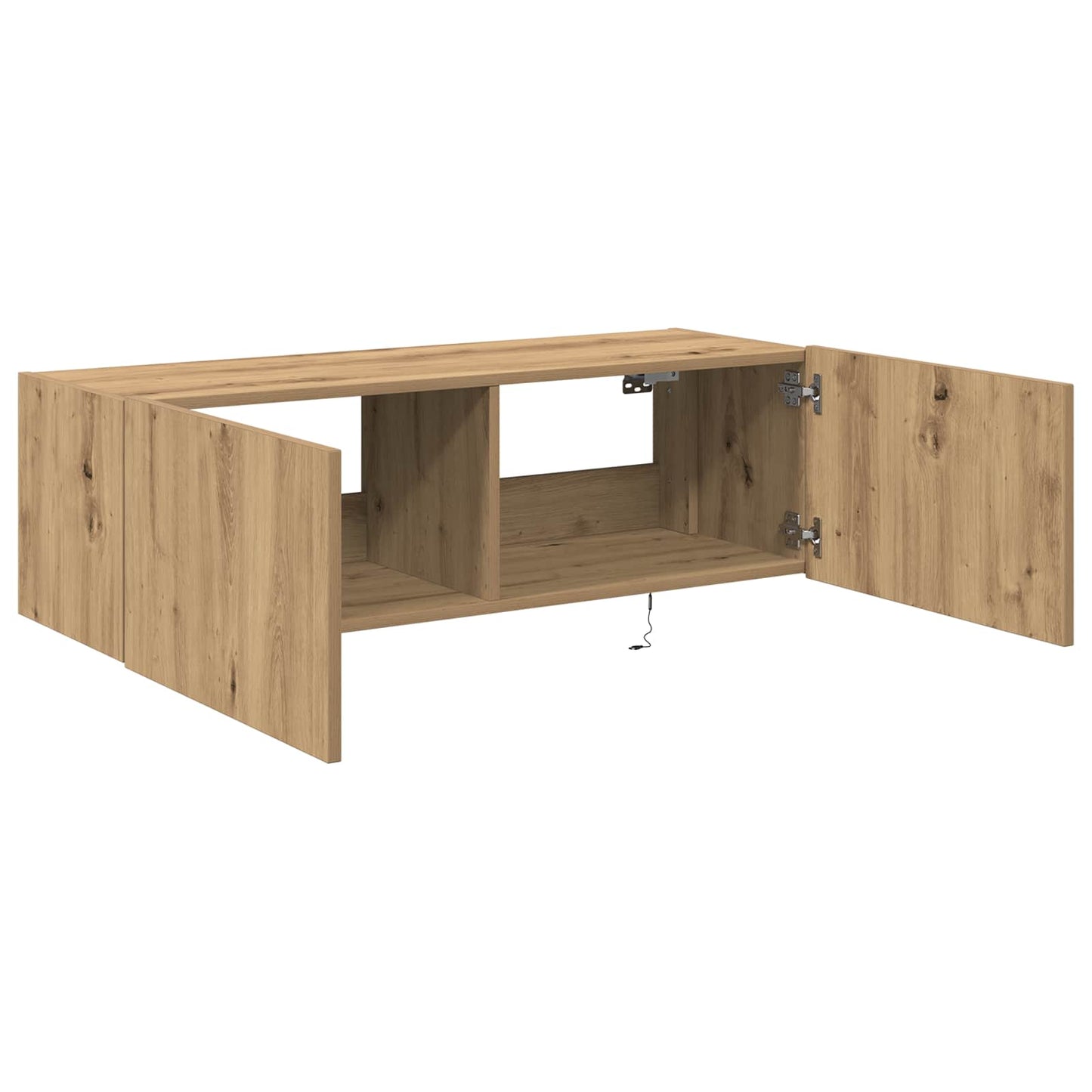 vidaXL TV Wall Cabinet 100 x 35 x 31 cm Artisan Oak Engineered Wood