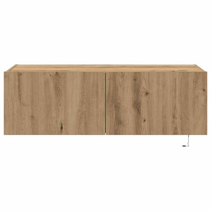 vidaXL TV Wall Cabinet 100 x 35 x 31 cm Artisan Oak Engineered Wood
