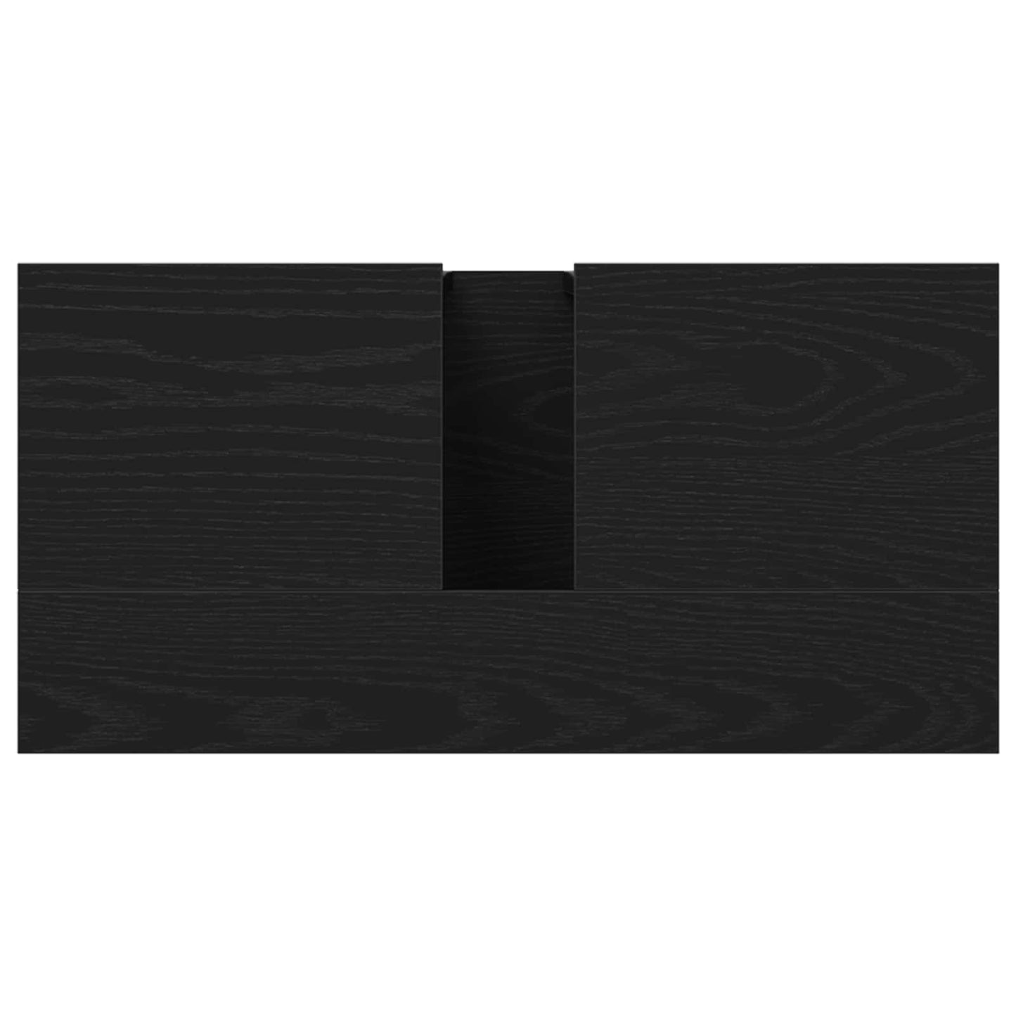 vidaXL Bathroom Sink Cabinet Black Oak 60 x 30 x 60 cm Engineered Wood