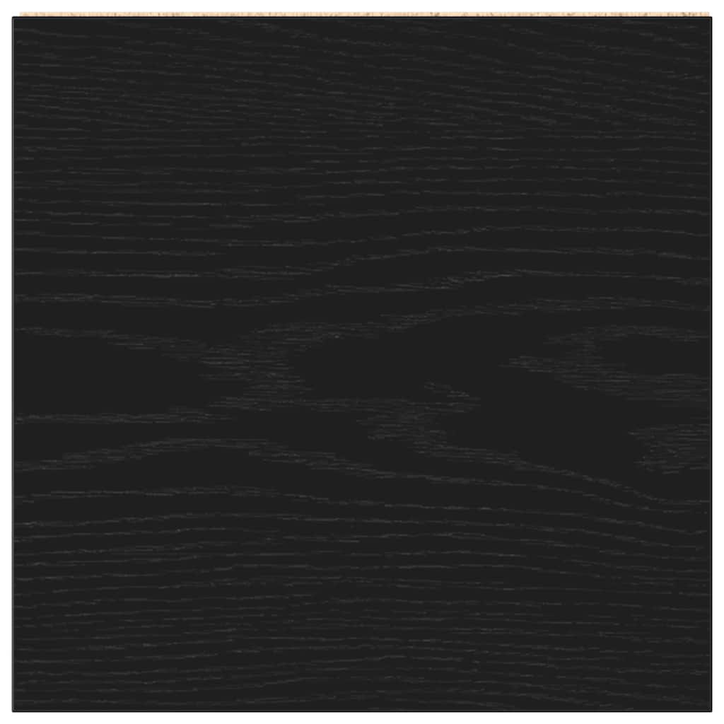 vidaXL Bathroom Cabinet Black Oak 30x30x183,5 cm Engineered Wood