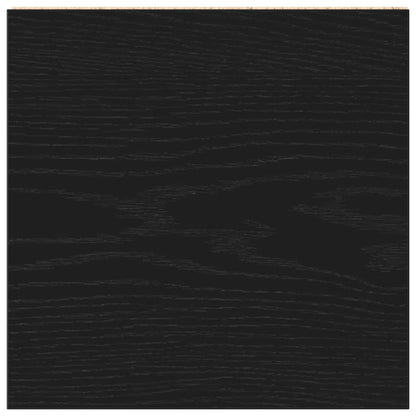 vidaXL Bathroom Cabinet Black Oak 30x30x183,5 cm Engineered Wood