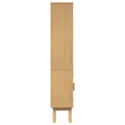 vidaXL Bathroom Cabinet Olden Brown 35 x 30 x 159 cm Solid Pine wood
