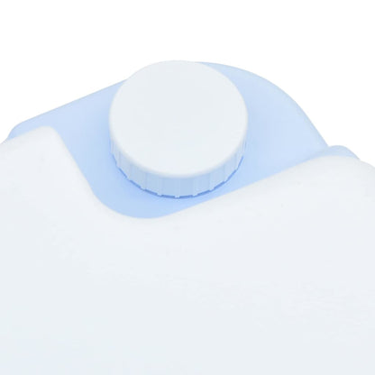 vidaXL Camping Toilet Manual Light Blue and White 41.5 x 36.5 x 30 cm