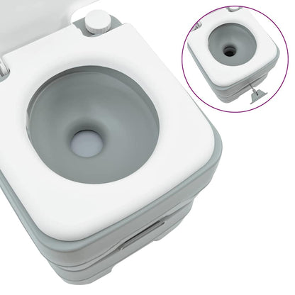 vidaXL Camping Toilet Grey 41.5 x 36.5 x 42 cm