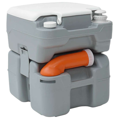 vidaXL Camping Toilet Grey 41.5 x 36.5 x 42 cm