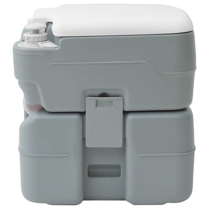 vidaXL Camping Toilet Grey 41.5 x 36.5 x 42 cm