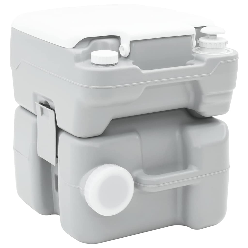 vidaXL Camping Toilet Grey 41.5 x 36.5 x 42 cm