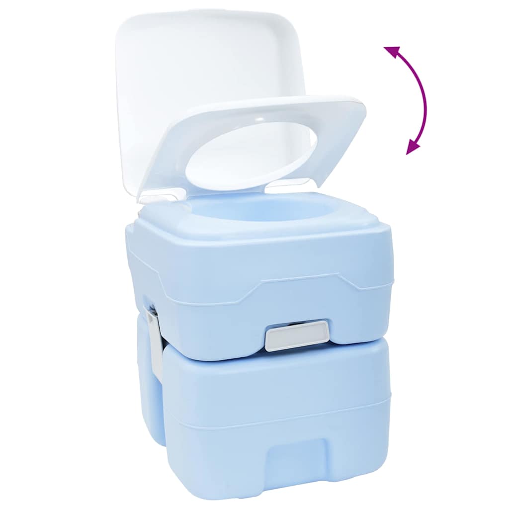 vidaXL Camping Toilet Blue 41.5 x 36.5 x 42 cm