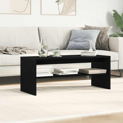 vidaXL TV Cabinet Black Oak 100x40x40 cm Engineered Wood