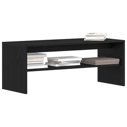 vidaXL TV Cabinet Black Oak 100x40x40 cm Engineered Wood
