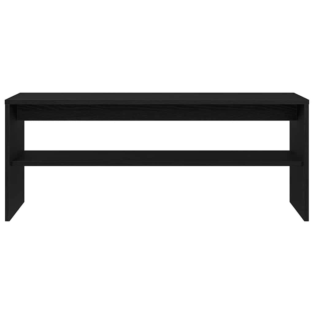 vidaXL TV Cabinet Black Oak 100x40x40 cm Engineered Wood
