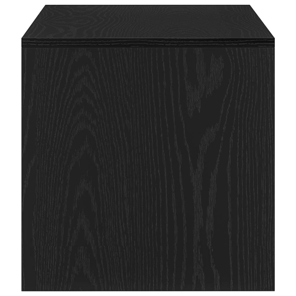 vidaXL TV Cabinet Black Oak 100x40x40 cm Engineered Wood