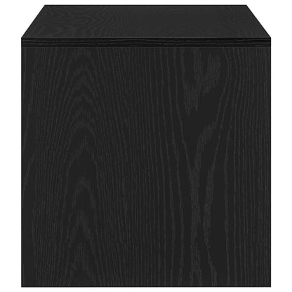 vidaXL TV Cabinet Black Oak 100x40x40 cm Engineered Wood
