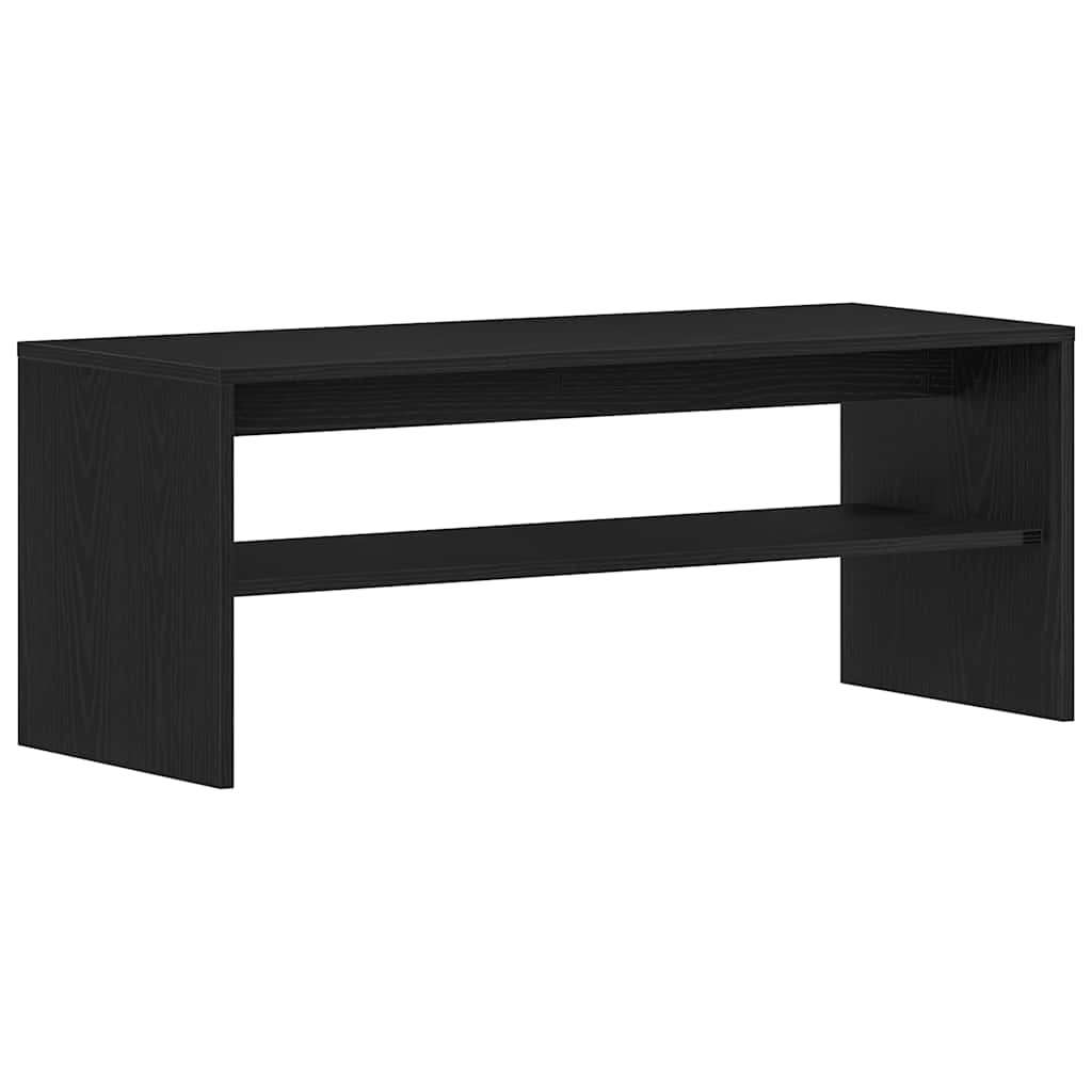 vidaXL TV Cabinet Black Oak 100x40x40 cm Engineered Wood