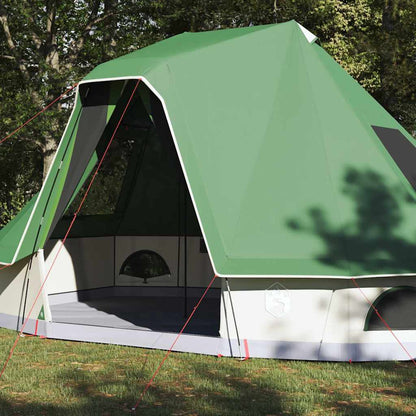 vidaXL Tipi Tent with Roof Green 466 x 310 x 240 cm Taffeta