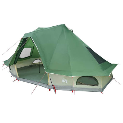 vidaXL Tipi Tent with Roof Green 466 x 310 x 240 cm Taffeta
