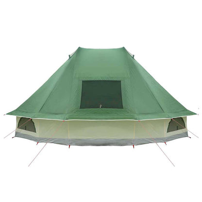 vidaXL Tipi Tent with Roof Green 466 x 310 x 240 cm Taffeta
