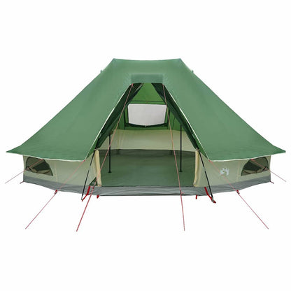 vidaXL Tipi Tent with Roof Green 466 x 310 x 240 cm Taffeta