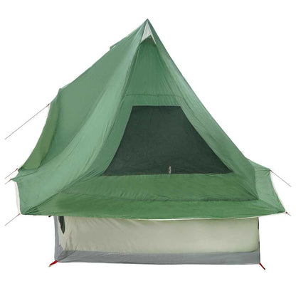 vidaXL Tipi Tent with Roof Green 466 x 310 x 240 cm Taffeta