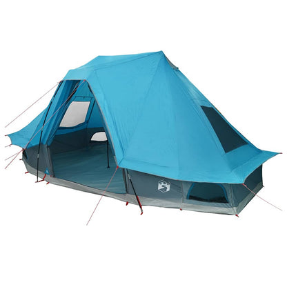 vidaXL Tipi Tent with Roof Blue 466 x 310 x 240 cm Taffeta
