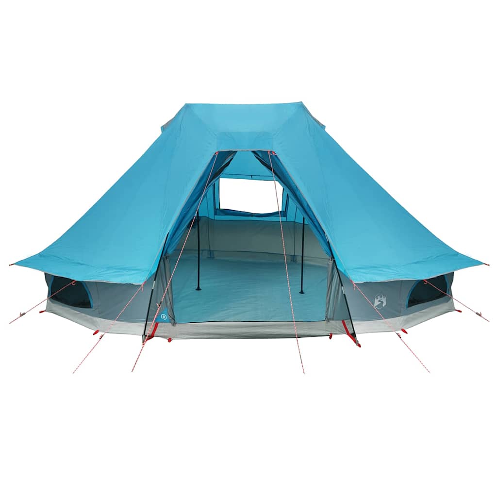 vidaXL Tipi Tent with Roof Blue 466 x 310 x 240 cm Taffeta