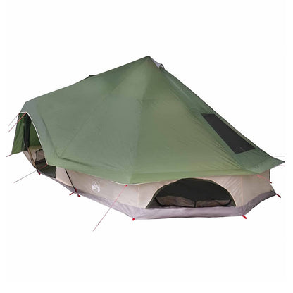 vidaXL Tipi Tent with Roof Green 680 x 430 x 270 cm Taffeta