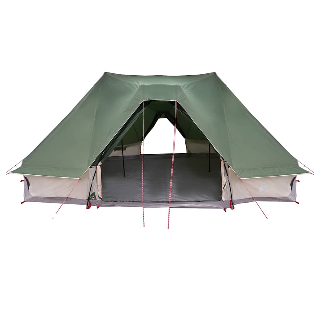 vidaXL Tipi Tent with Roof Green 680 x 430 x 270 cm Taffeta