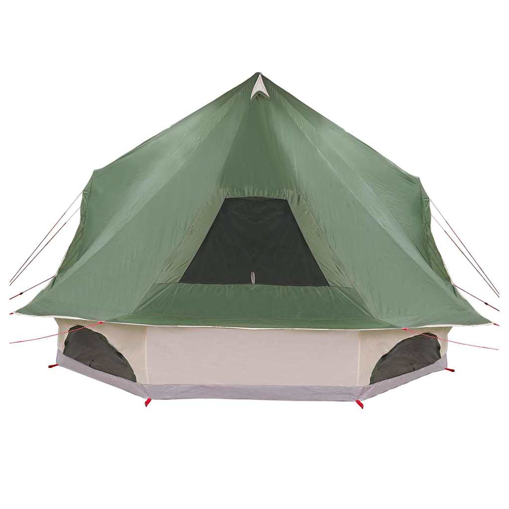 vidaXL Tipi Tent with Roof Green 680 x 430 x 270 cm Taffeta