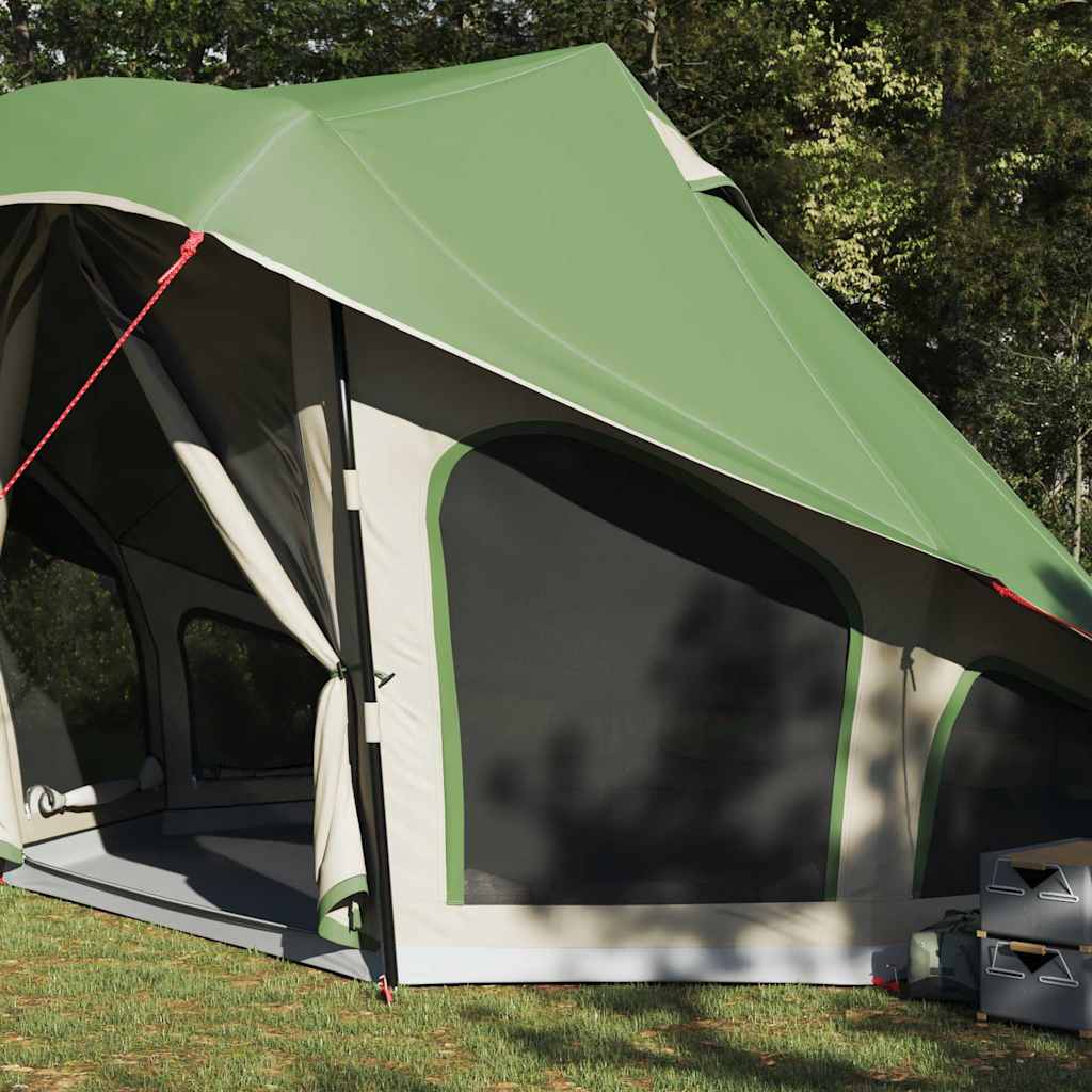 vidaXL Tipi Tent with Roof Green 508 x 470 x 300 cm Taffeta