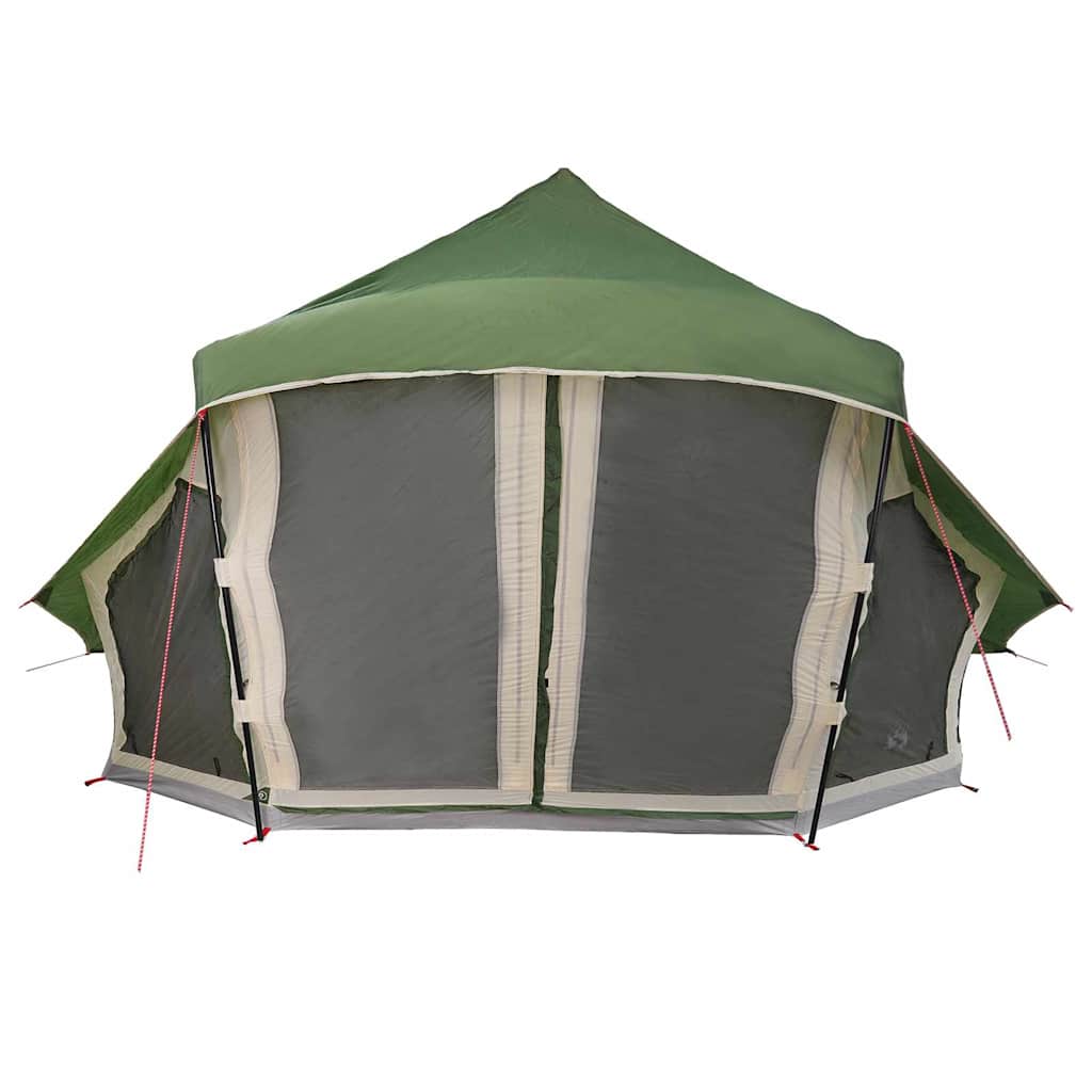 vidaXL Tipi Tent with Roof Green 508 x 470 x 300 cm Taffeta