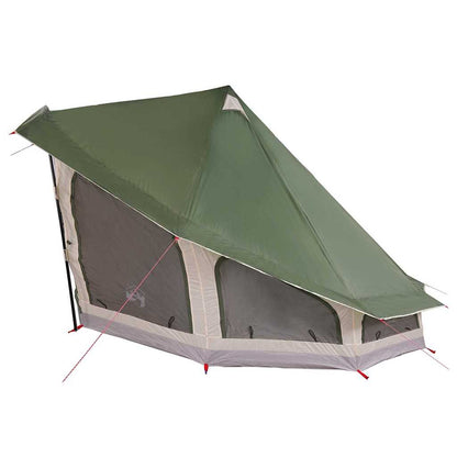 vidaXL Tipi Tent with Roof Green 508 x 470 x 300 cm Taffeta