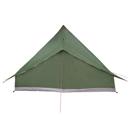 vidaXL Tipi Tent with Roof Green 364 x 281 x 257 cm Taffeta