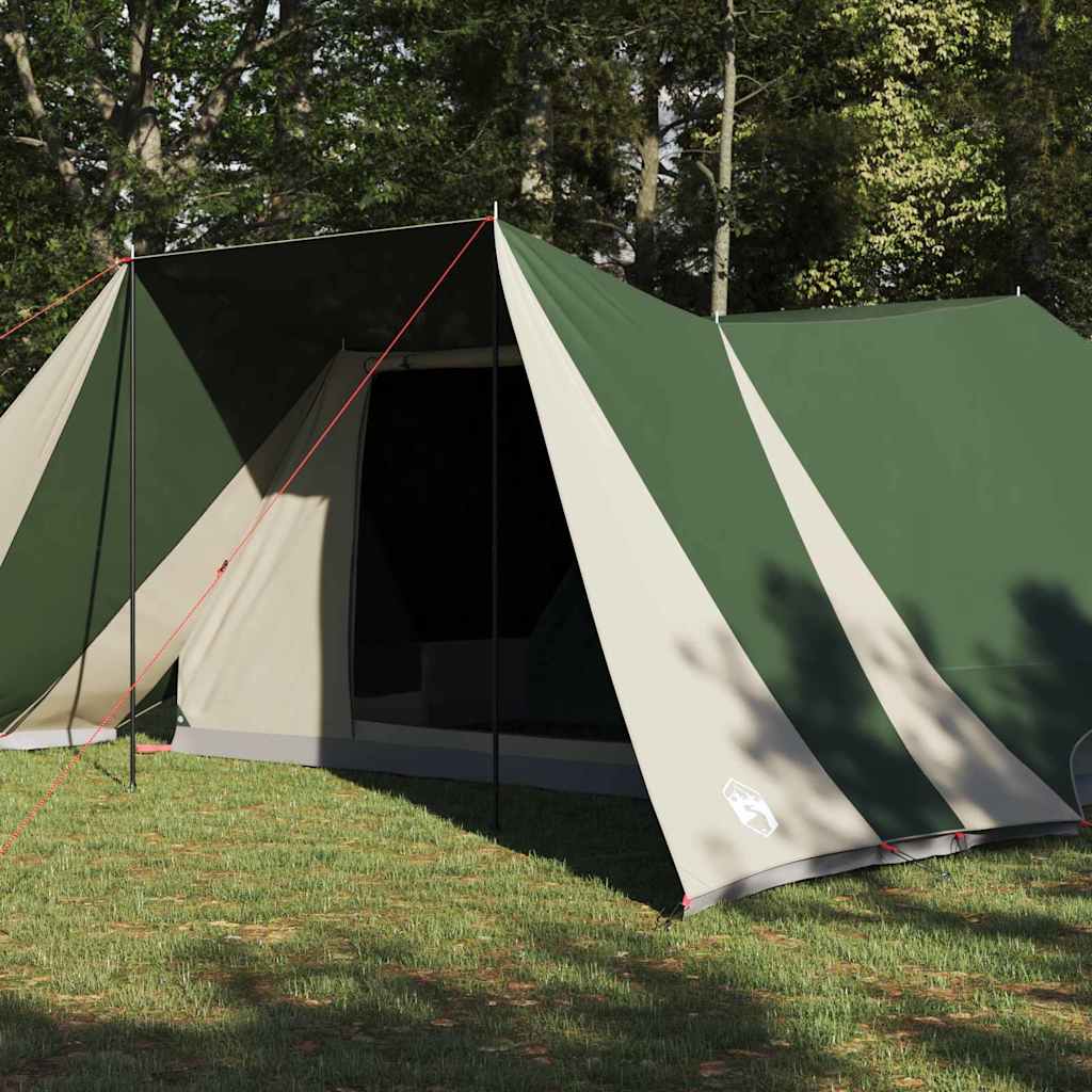 vidaXL Tipi Tent with Roof Green 660 x 456 x 200 cm Taffeta