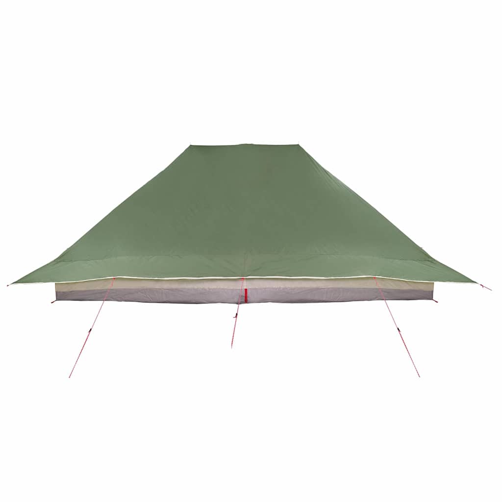vidaXL Tipi Tent with Roof Green 660 x 456 x 200 cm Taffeta