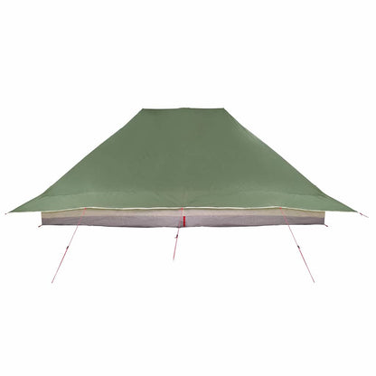 vidaXL Tipi Tent with Roof Green 660 x 456 x 200 cm Taffeta