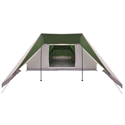 vidaXL Tipi Tent with Roof Green 660 x 456 x 200 cm Taffeta