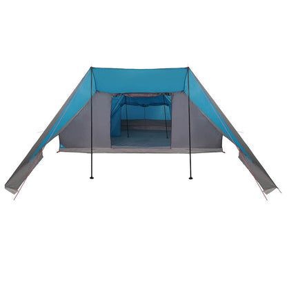 vidaXL Tipi Tent with Roof Blue 660 x 456 x 200 cm Taffeta